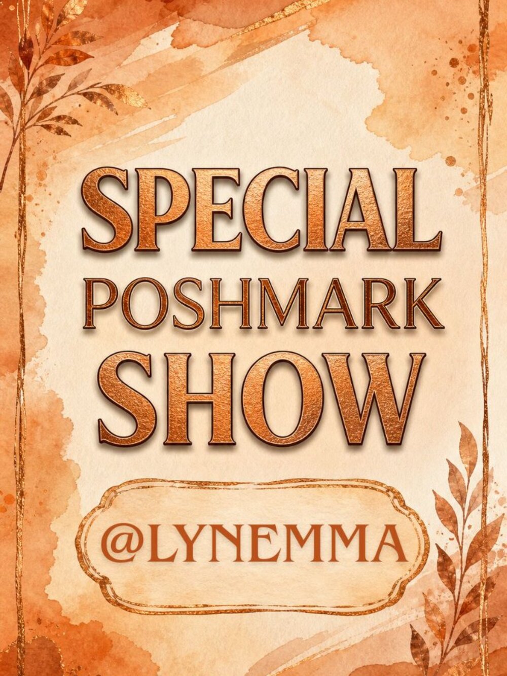 Special Poshmark Show Alert!